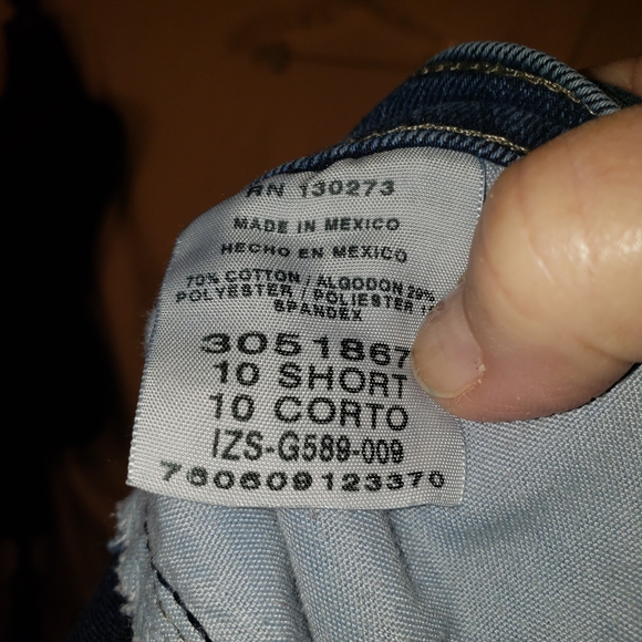 Lee Relaxed Fit Denim Blue Straight Leg Women's Jeans - 10 Short - Picture 3 of 6